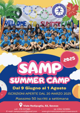 SUMMER CAMP 2025 - Ginnastica Sampietrina Seveso